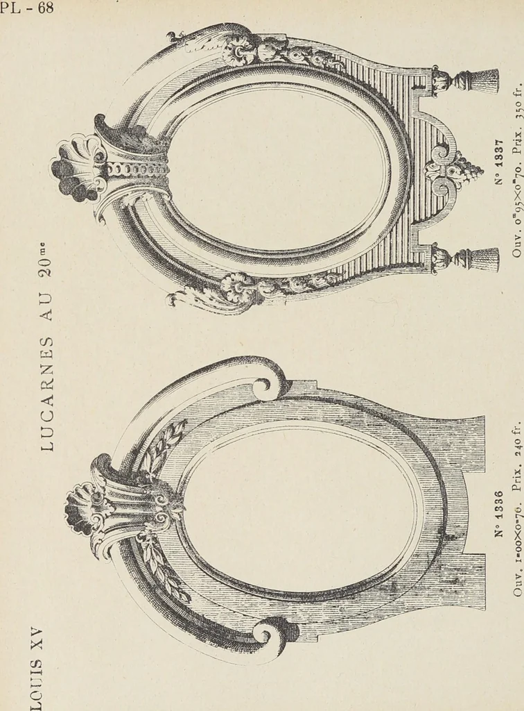 An illustration from Ornements d'architecture / Bonfils & Laval, 1901, leaf 80