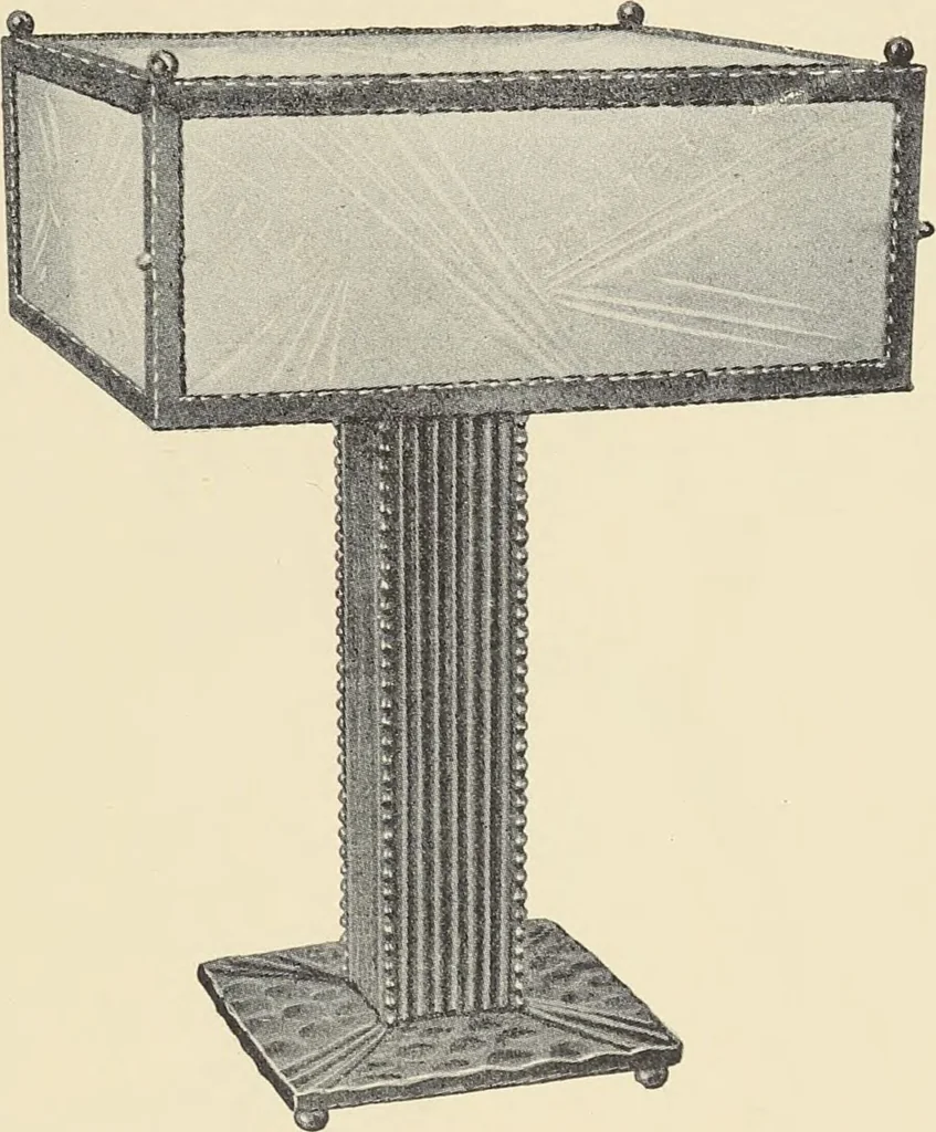 An illustration from Fer forgé / Vasseur & Cie, 1920, leaf 19