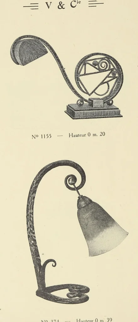 An illustration from Fer forgé / Vasseur & Cie, 1920, leaf 20