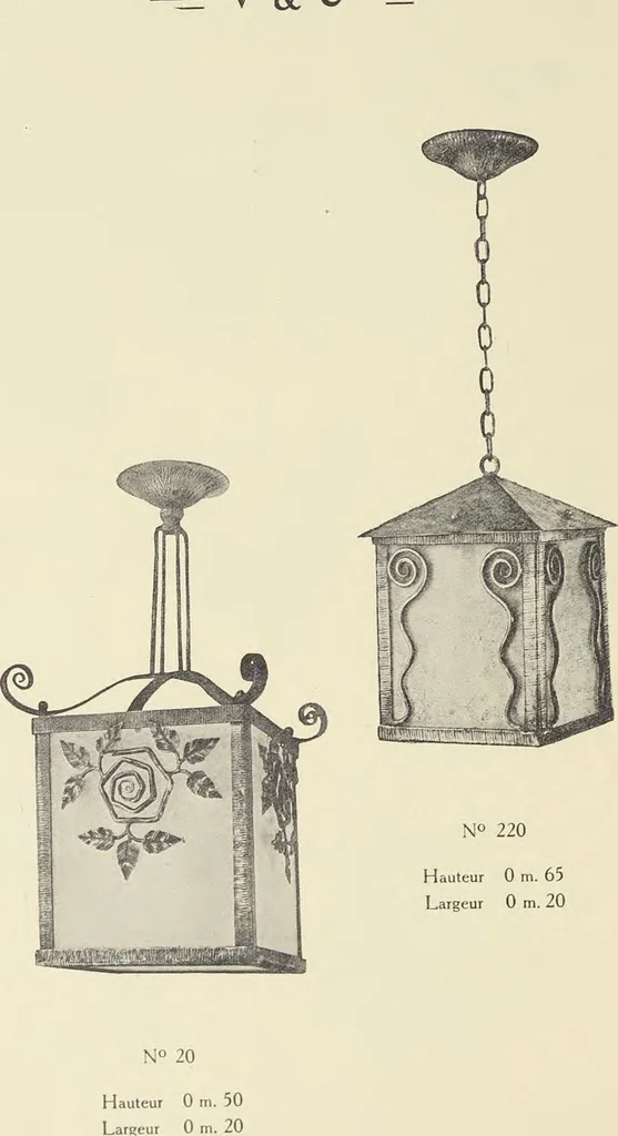 An illustration from Fer forgé / Vasseur & Cie, 1920, leaf 28