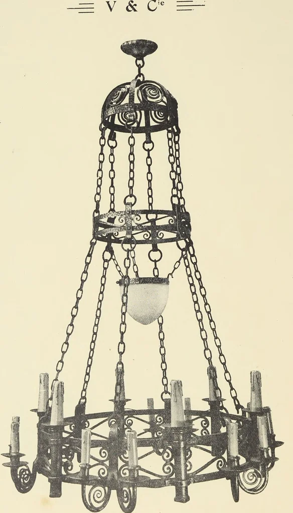 An illustration from Fer forgé / Vasseur & Cie, 1920, leaf 48