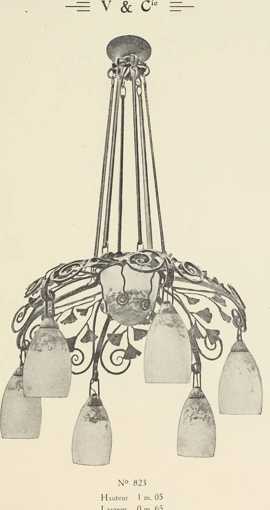 An illustration from Fer forgé / Vasseur & Cie, 1920, leaf 53