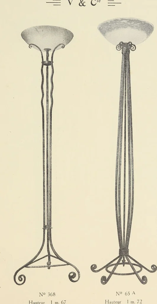 An illustration from Fer forgé / Vasseur & Cie, 1920, leaf 83