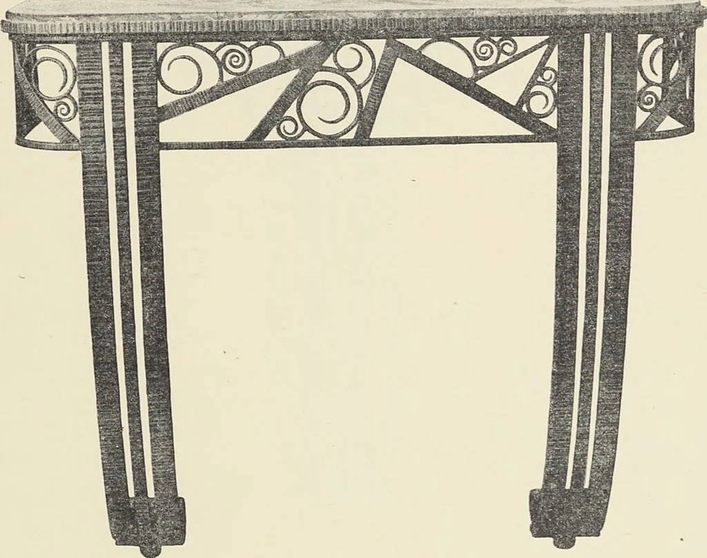 An illustration from Fer forgé / Vasseur & Cie, 1920, leaf 91