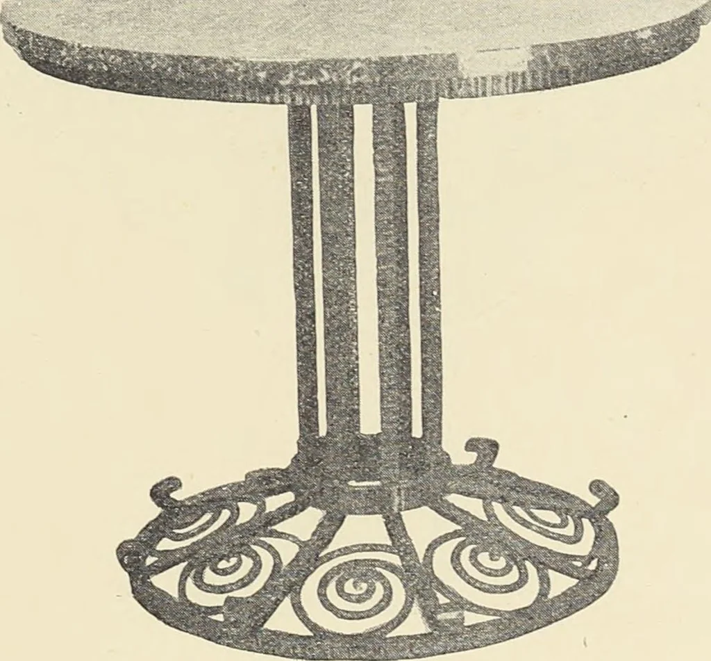 An illustration from Fer forgé / Vasseur & Cie, 1920, leaf 95