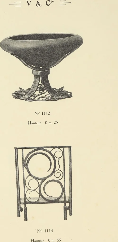 An illustration from Fer forgé / Vasseur & Cie, 1920, leaf 96