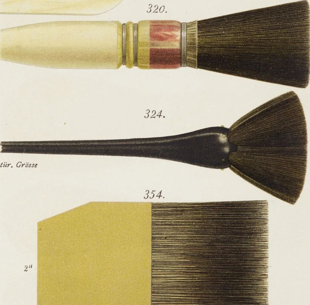 An illustration from Vereinigte Pinsel-Fabriken Nürnberg : Preis-Liste, 1904, leaf 34