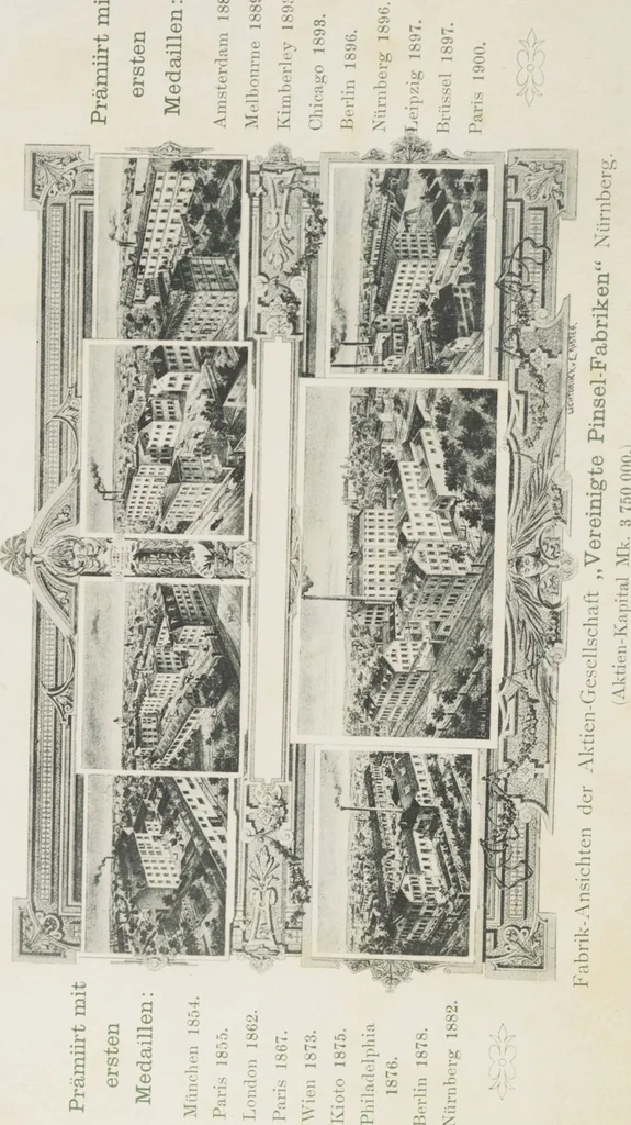 An illustration from Vereinigte Pinsel-Fabriken Nürnberg : Preis-Liste, 1904, leaf 4