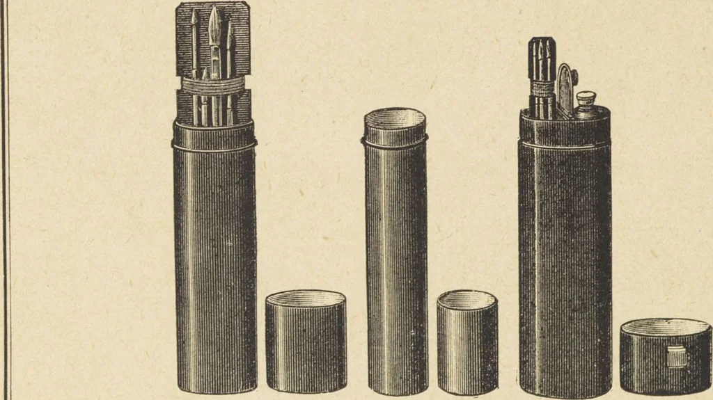 An illustration from Jules Chauvin : atelier de dorure et d'encadrements, fournitures speciales pour artistes, agent general pour la France, des couleurs a la detrempe a la majolique et a la resine du Baron de Pereira, des couleurs resineuses de Mussini, des couleurs a l'huile et a l'ambre dissous de Jacques Blockx, des toiles fond albumen et majolique, preparees par le procede de Pereira pour la peinture a la detrempe et a l'huile, couleurs extra fines a l'huile broyees a la main, couleurs extra fines al detrempe... materiel d'artistes, 1893, leaf 60