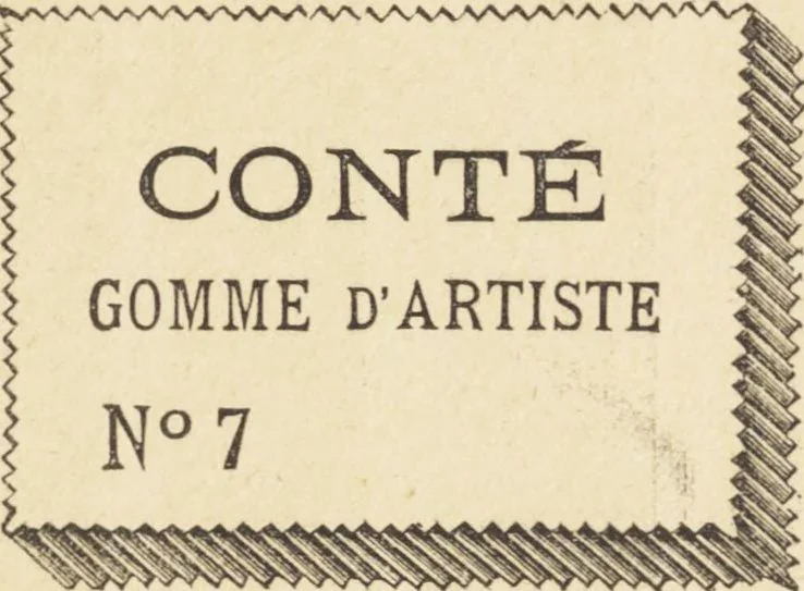 An illustration from Jules Chauvin : atelier de dorure et d'encadrements, fournitures speciales pour artistes, agent general pour la France, des couleurs a la detrempe a la majolique et a la resine du Baron de Pereira, des couleurs resineuses de Mussini, des couleurs a l'huile et a l'ambre dissous de Jacques Blockx, des toiles fond albumen et majolique, preparees par le procede de Pereira pour la peinture a la detrempe et a l'huile, couleurs extra fines a l'huile broyees a la main, couleurs extra fines al detrempe... materiel d'artistes, 1893, leaf 75