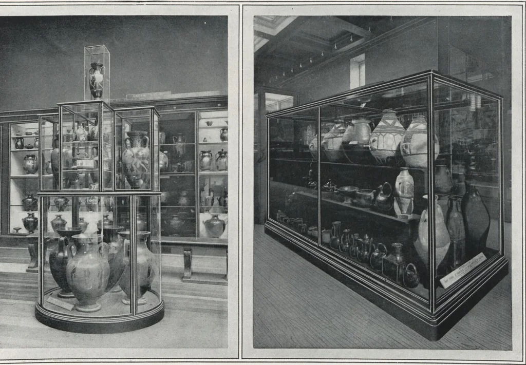 An illustration from General catalogue of show cases, fittings, book cases, stands &c., executed for H.M. Government at the British & Natural History museums, 1907, leaf 51