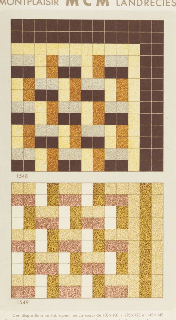 An illustration from Compagnie française de mosaïque céramique de Maubeuge (nord) : usines de Montplaisir et Landrecies, 1920, leaf 25
