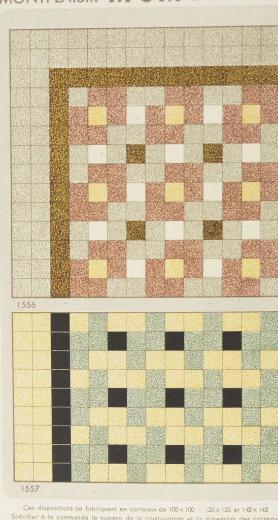 An illustration from Compagnie française de mosaïque céramique de Maubeuge (nord) : usines de Montplaisir et Landrecies, 1920, leaf 30