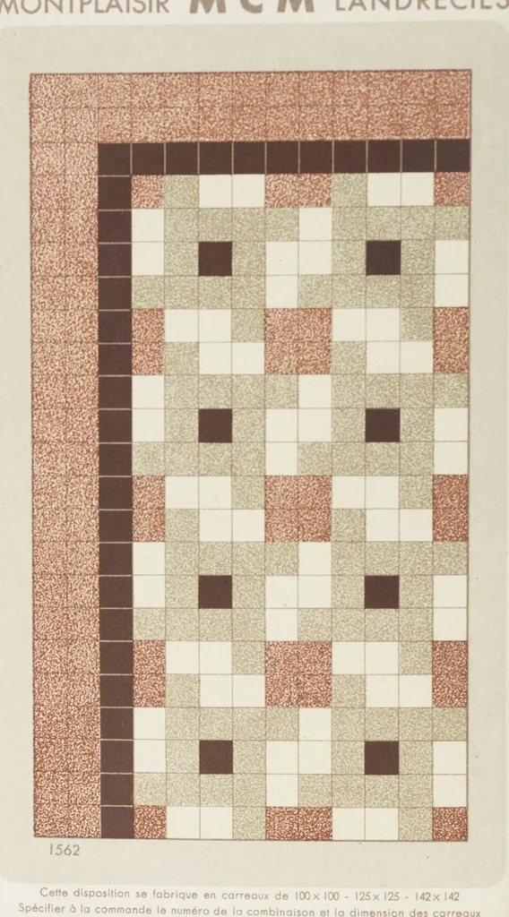 An illustration from Compagnie française de mosaïque céramique de Maubeuge (nord) : usines de Montplaisir et Landrecies, 1920, leaf 32