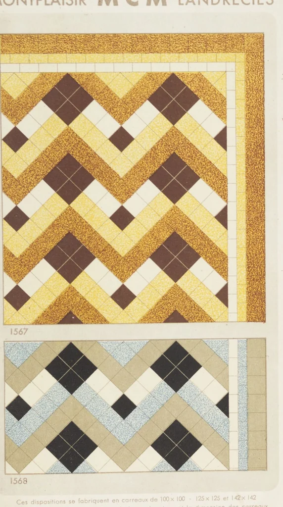 An illustration from Compagnie française de mosaïque céramique de Maubeuge (nord) : usines de Montplaisir et Landrecies, 1920, leaf 35