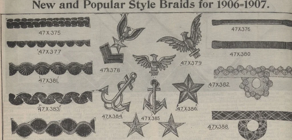 An illustration from New York City's latest fall and winter styles for 1906-1907 : catalogue no. 42 / Siegel Cooper Co, 1906, leaf 112