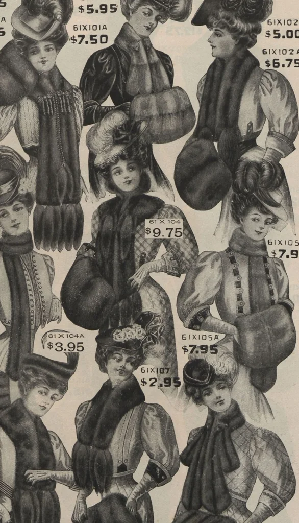 An illustration from New York City's latest fall and winter styles for 1906-1907 : catalogue no. 42 / Siegel Cooper Co, 1906, leaf 13