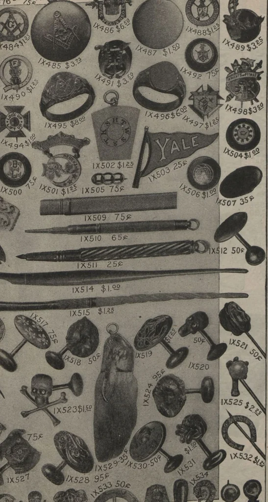 An illustration from New York City's latest fall and winter styles for 1906-1907 : catalogue no. 42 / Siegel Cooper Co, 1906, leaf 159
