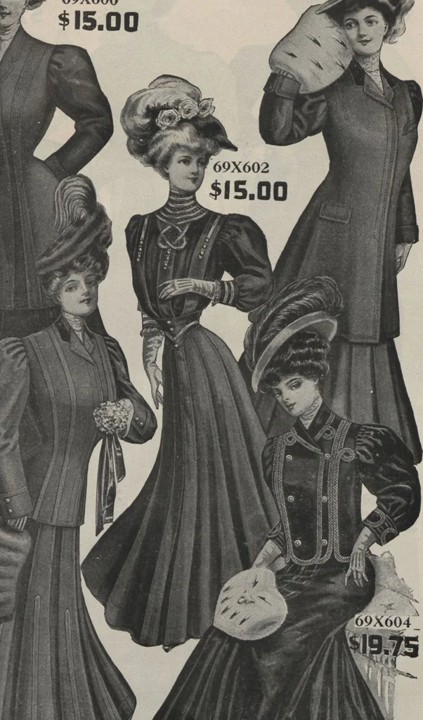 An illustration from New York City's latest fall and winter styles for 1906-1907 : catalogue no. 42 / Siegel Cooper Co, 1906, leaf 27