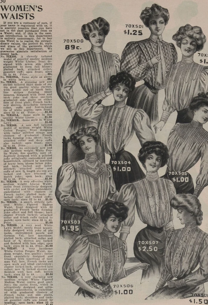An illustration from New York City's latest fall and winter styles for 1906-1907 : catalogue no. 42 / Siegel Cooper Co, 1906, leaf 32