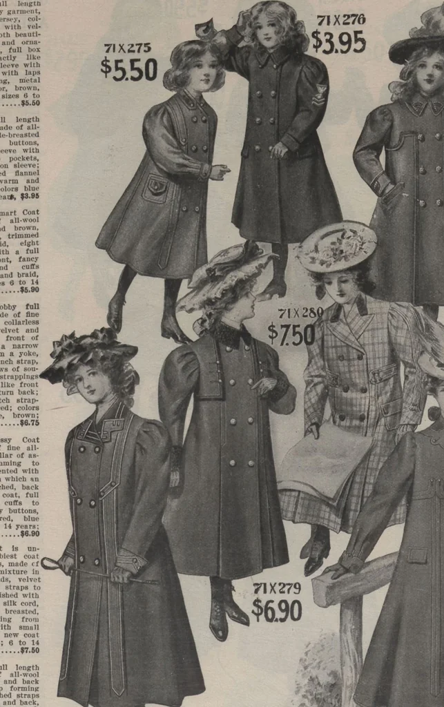 An illustration from New York City's latest fall and winter styles for 1906-1907 : catalogue no. 42 / Siegel Cooper Co, 1906, leaf 42