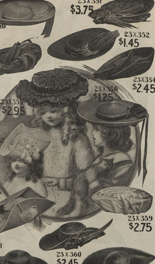 An illustration from New York City's latest fall and winter styles for 1906-1907 : catalogue no. 42 / Siegel Cooper Co, 1906, leaf 47