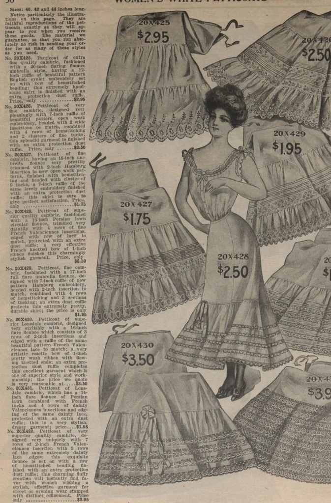 An illustration from New York City's latest fall and winter styles for 1906-1907 : catalogue no. 42 / Siegel Cooper Co, 1906, leaf 52
