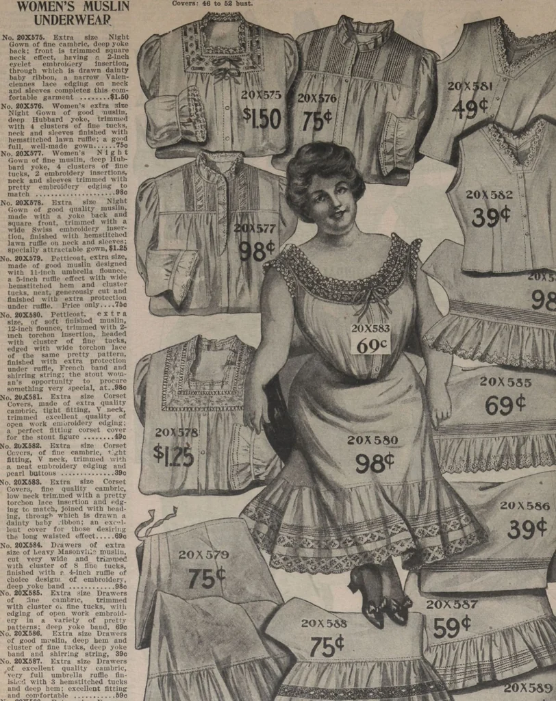 An illustration from New York City's latest fall and winter styles for 1906-1907 : catalogue no. 42 / Siegel Cooper Co, 1906, leaf 58