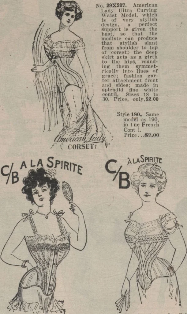 An illustration from New York City's latest fall and winter styles for 1906-1907 : catalogue no. 42 / Siegel Cooper Co, 1906, leaf 82