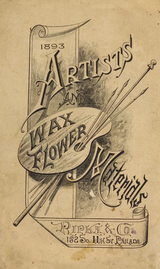 An illustration from Catalogue of Ripka & Co. : importers and manufacturers of artists' materials, 1893, leaf 1