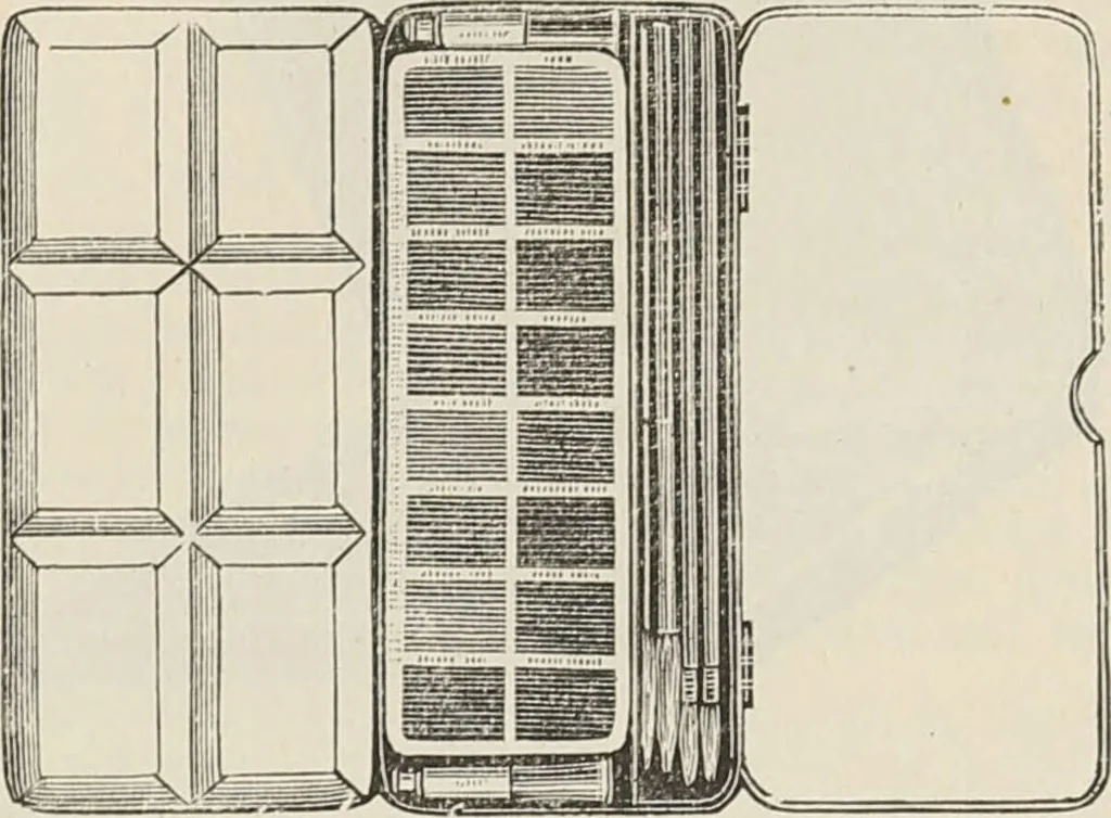 An illustration from Catalogue of Ripka & Co. : importers and manufacturers of artists' materials, 1893, leaf 130