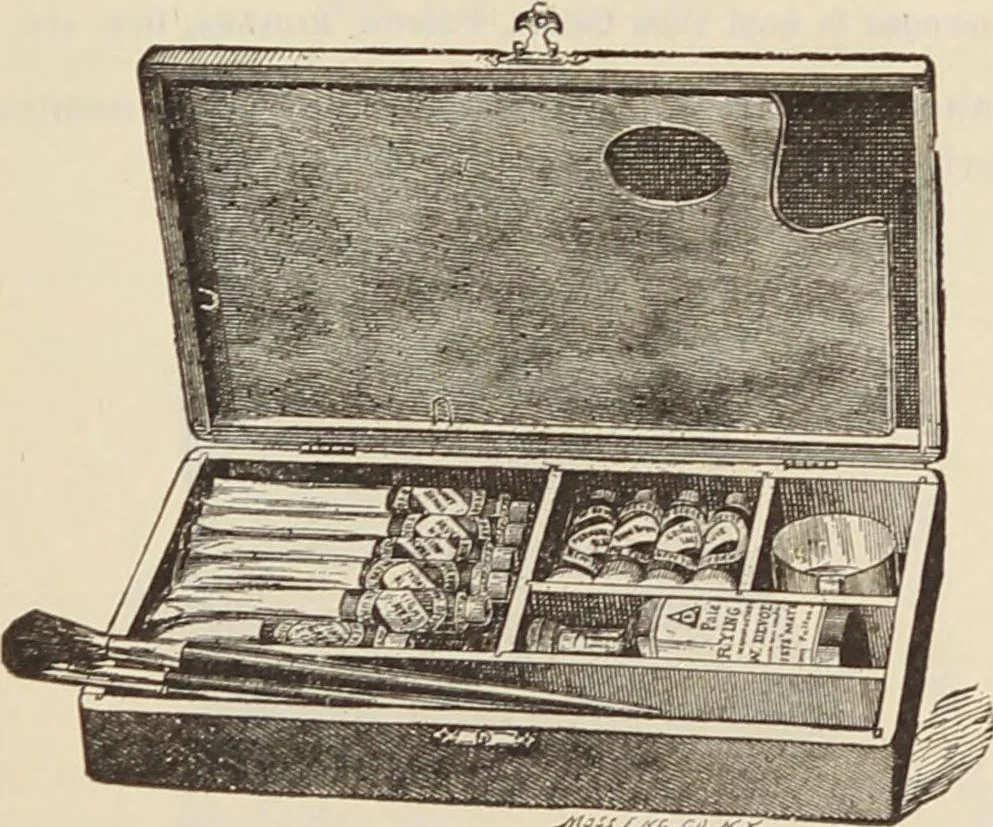 An illustration from Catalogue of Ripka & Co. : importers and manufacturers of artists' materials, 1893, leaf 28