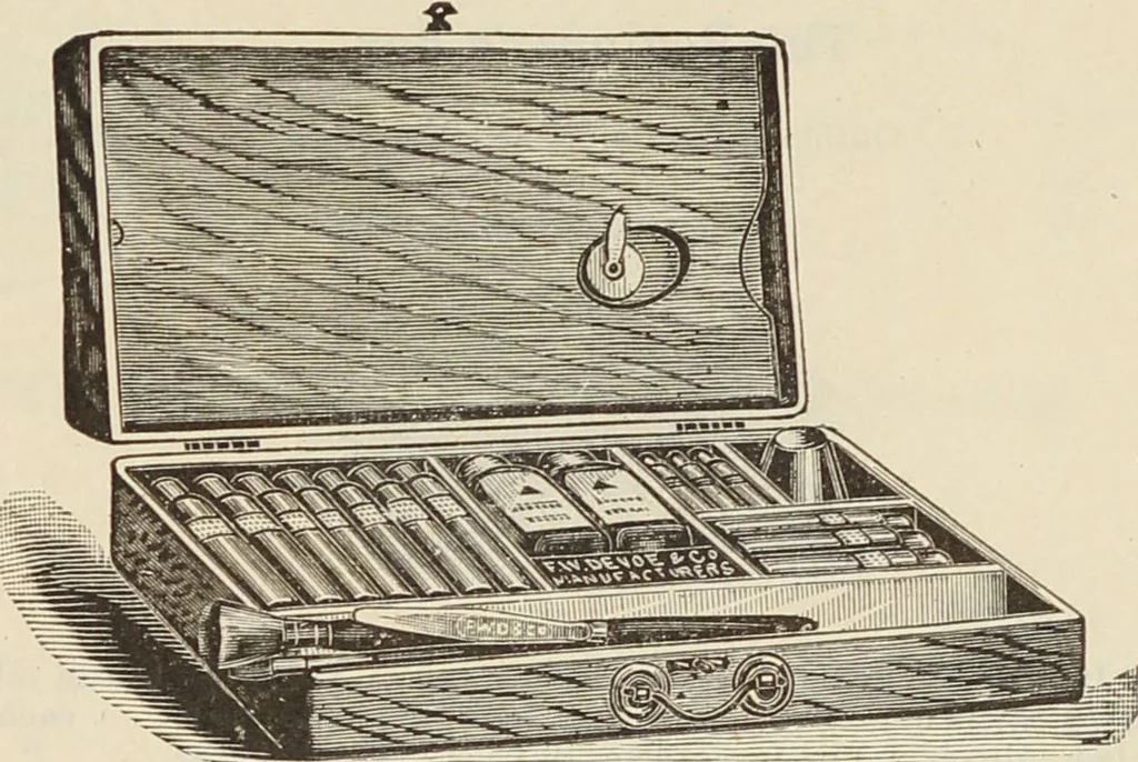 An illustration from Catalogue of Ripka & Co. : importers and manufacturers of artists' materials, 1893, leaf 29