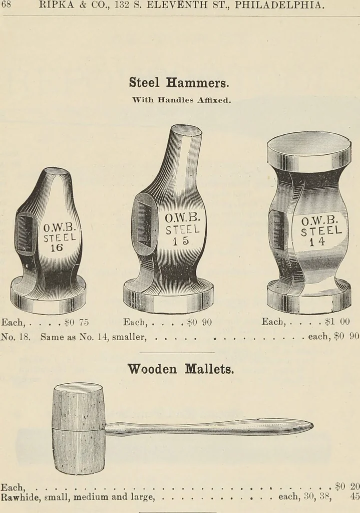 An illustration from Catalogue of Ripka & Co. : importers and manufacturers of artists' materials, 1893, leaf 69