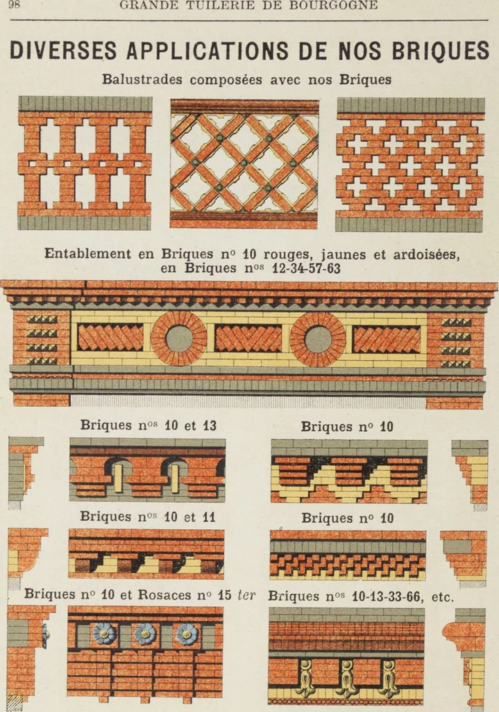 An illustration from Grande Tuilerie de Bourgogne Montchanin, 1910, leaf 100