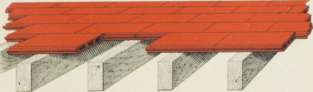 An illustration from Grande Tuilerie de Bourgogne Montchanin, 1910, leaf 105
