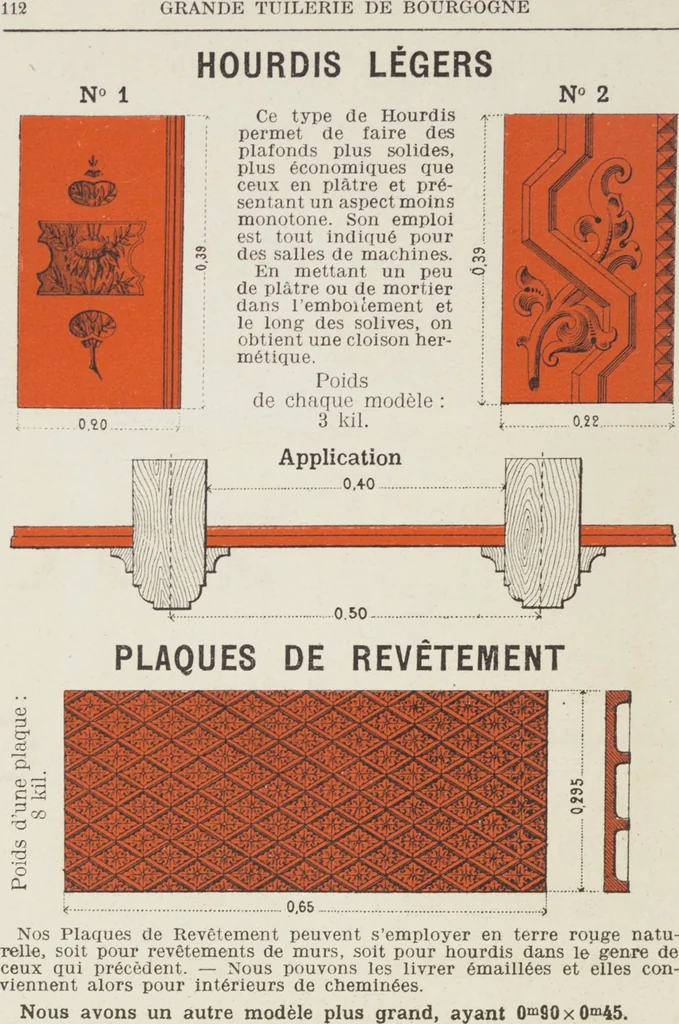 An illustration from Grande Tuilerie de Bourgogne Montchanin, 1910, leaf 114