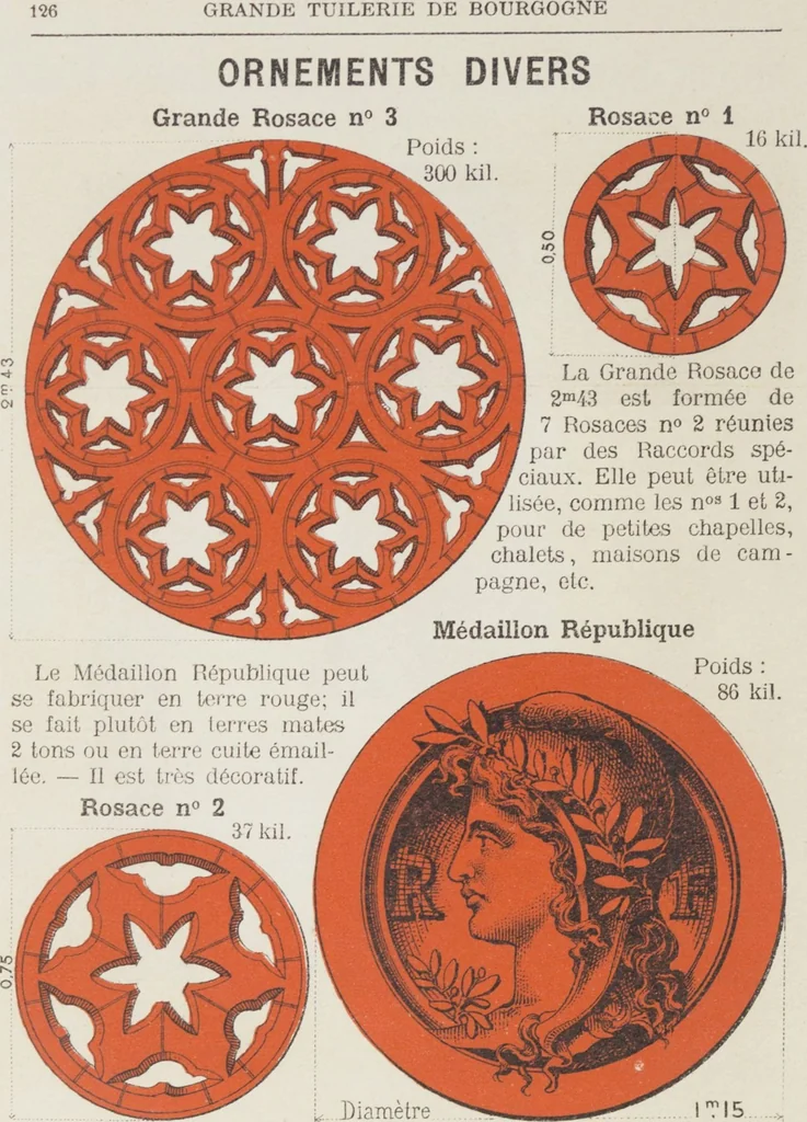 An illustration from Grande Tuilerie de Bourgogne Montchanin, 1910, leaf 128