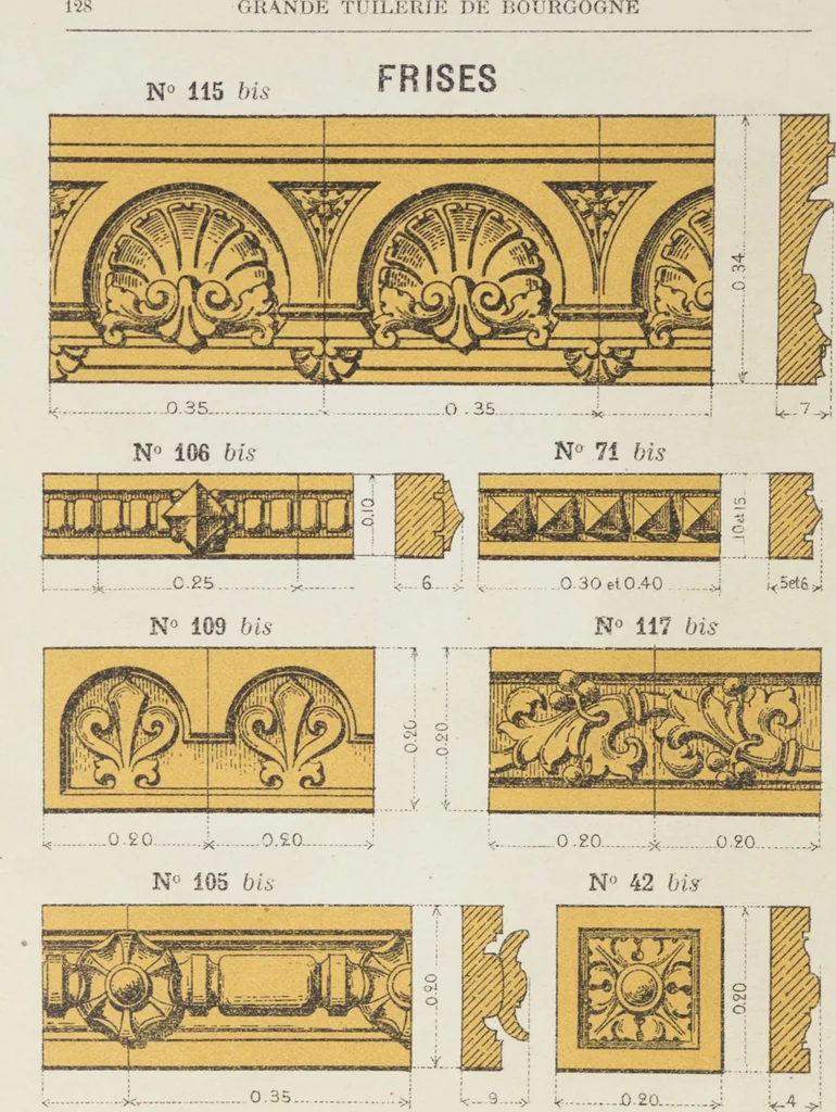An illustration from Grande Tuilerie de Bourgogne Montchanin, 1910, leaf 130