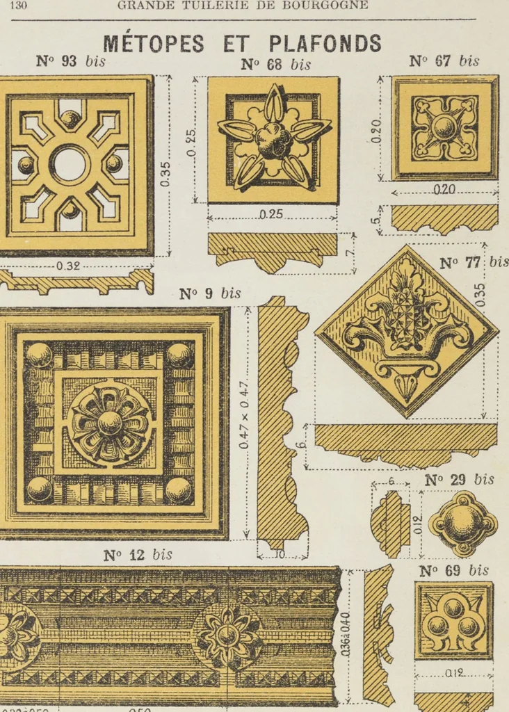 An illustration from Grande Tuilerie de Bourgogne Montchanin, 1910, leaf 132