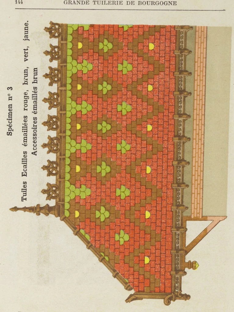 An illustration from Grande Tuilerie de Bourgogne Montchanin, 1910, leaf 146