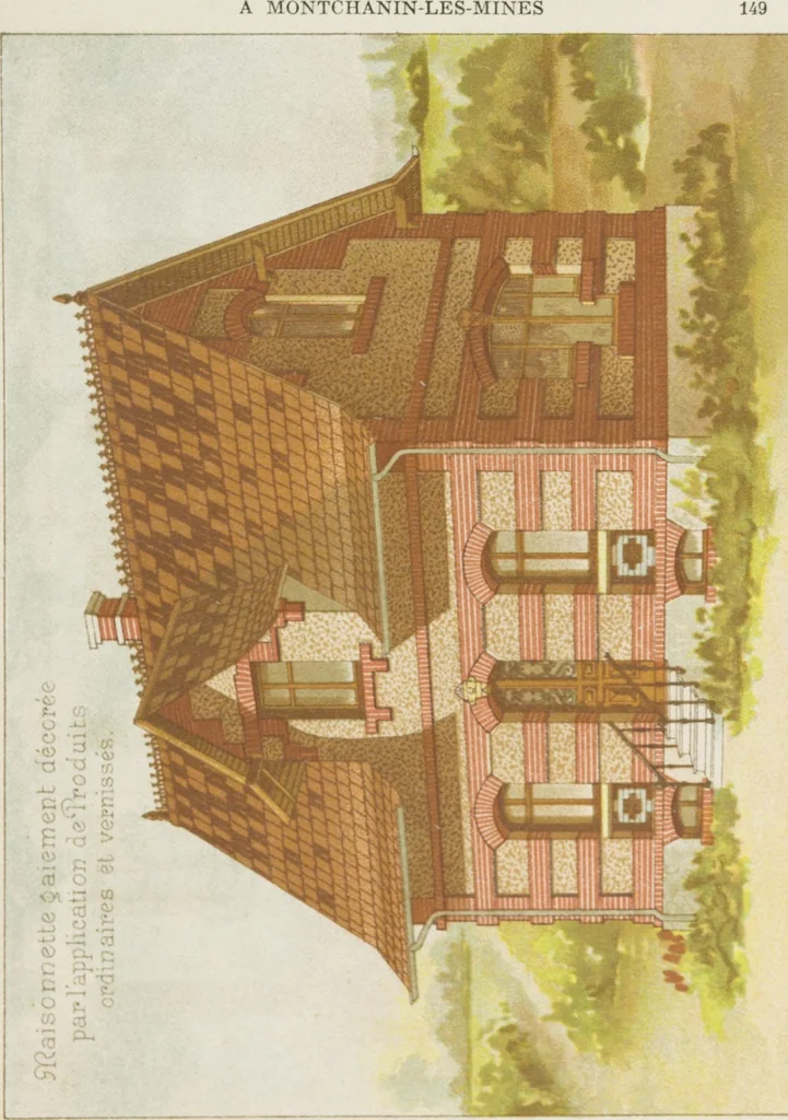 An illustration from Grande Tuilerie de Bourgogne Montchanin, 1910, leaf 151