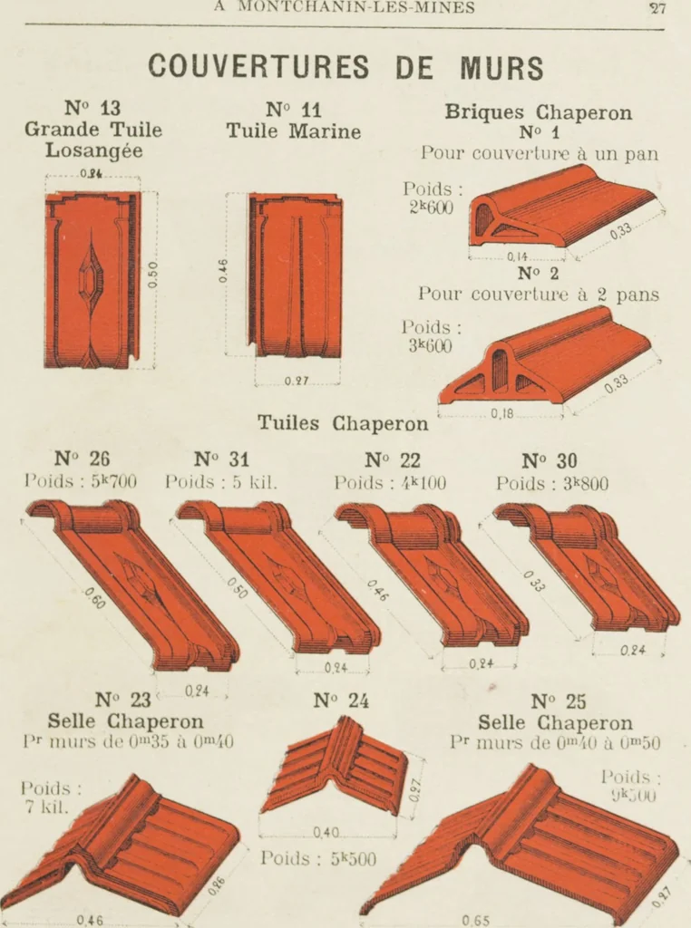 An illustration from Grande Tuilerie de Bourgogne Montchanin, 1910, leaf 29