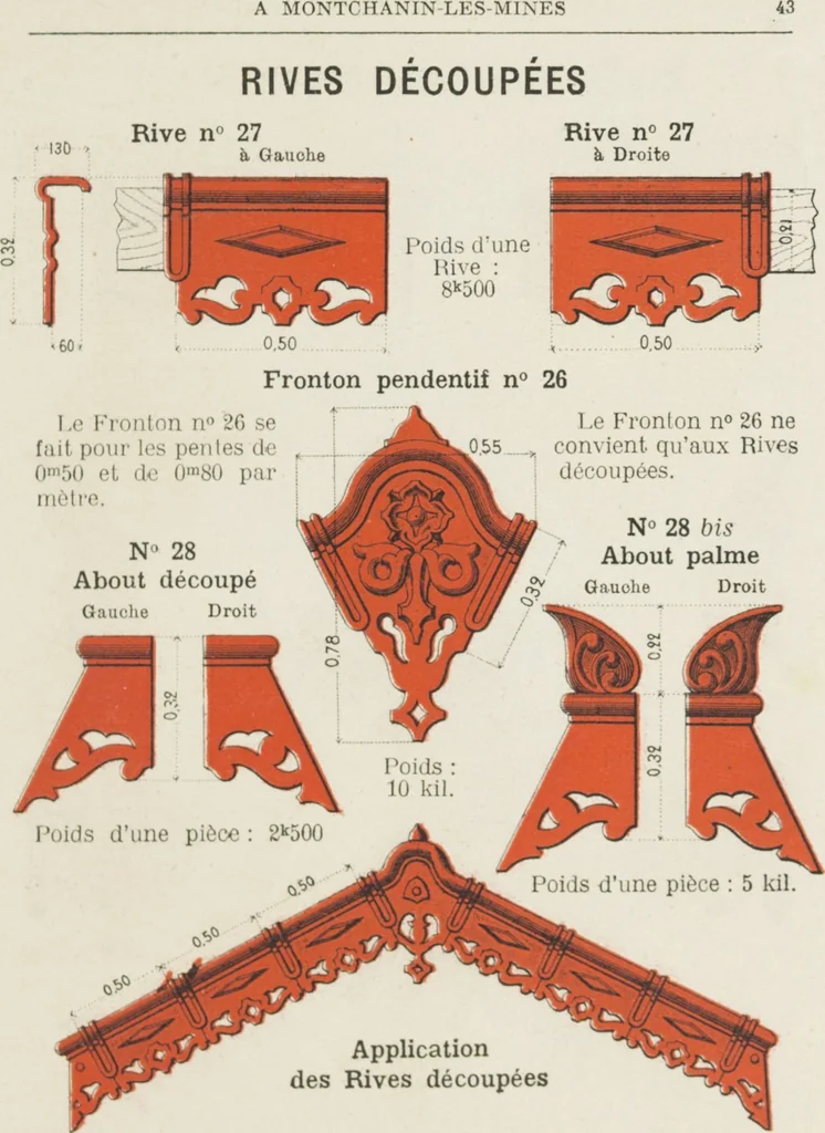 An illustration from Grande Tuilerie de Bourgogne Montchanin, 1910, leaf 45