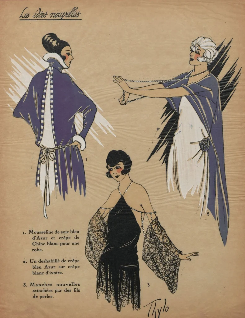 An illustration from La mode pour le Printemps 1922, 1922, leaf 11