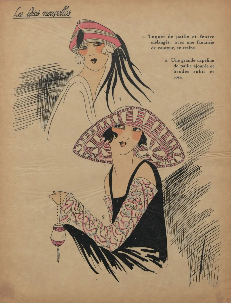 An illustration from La mode pour le Printemps 1922, 1922, leaf 14