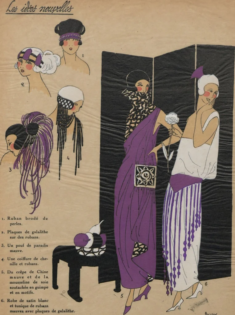 An illustration from La mode pour le Printemps 1922, 1922, leaf 15