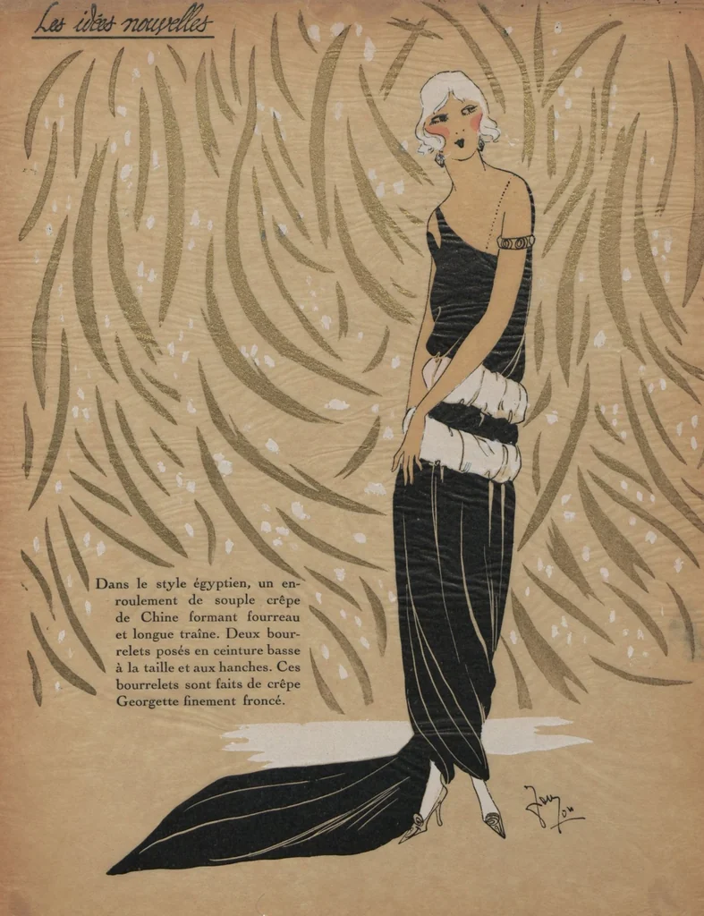 An illustration from La mode pour le Printemps 1922, 1922, leaf 17