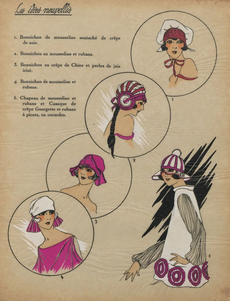 An illustration from La mode pour le Printemps 1922, 1922, leaf 19
