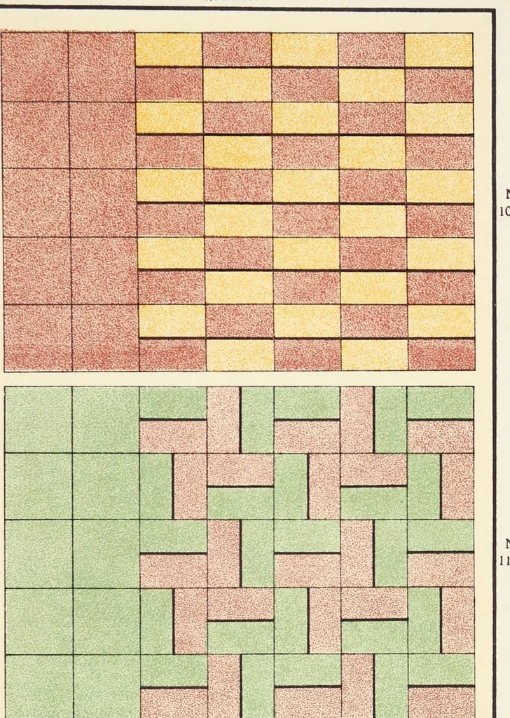 An illustration from Les carrelages de Roucourt, 1900, leaf 37